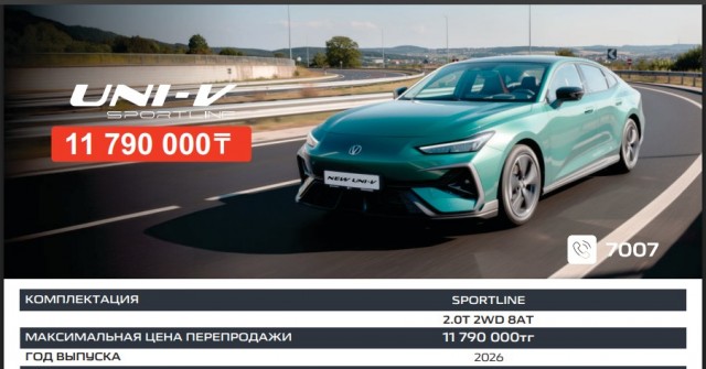 В Беларуси начались продажи Changan Uni-V российской сборки