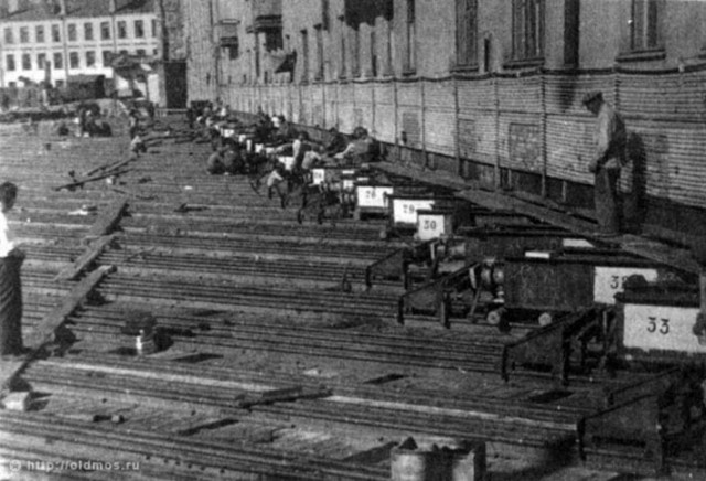 Как двигали дома. СССР, Москва, Тверская