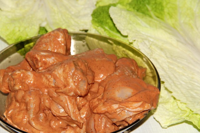Импровизация с курицей и капустой