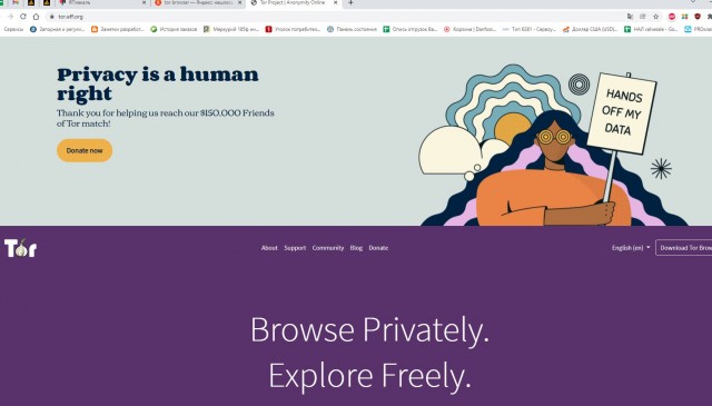 Роскомнадзор заблокировал сайт Tor по решению Саратовского районного суда за 2017 год