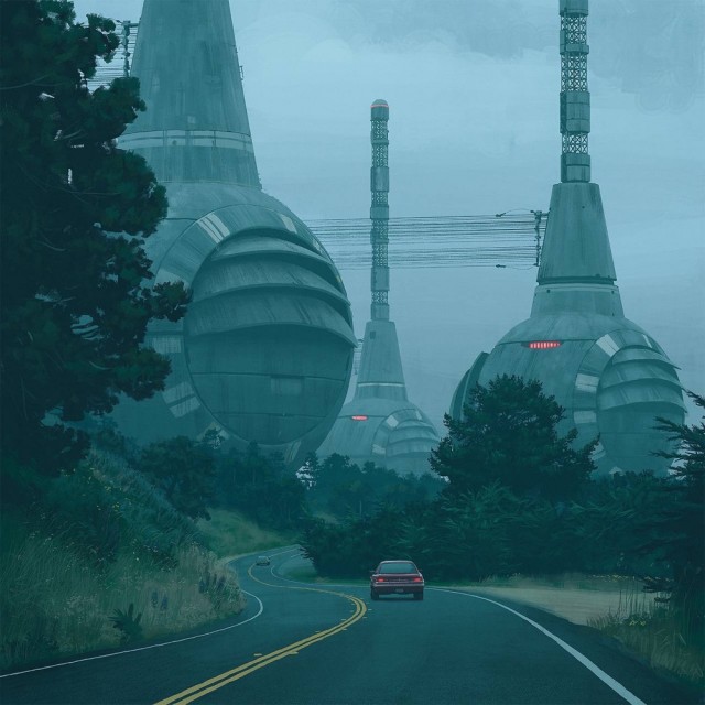 Научно-фантастический гиперреализм от Simon Stålenhag