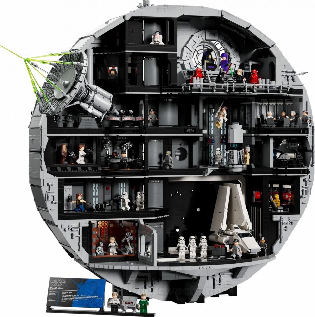 LEGO представила новый набор «Звезда смерти» с 9023 деталями и 38 минифигурками