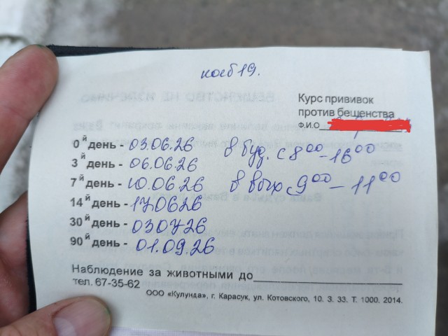 Не шутите с бешенством