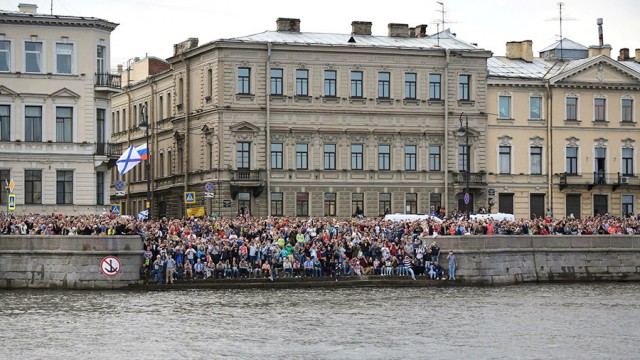 Лучшие фотографии с парада в Петербурге ко Дню ВМФ