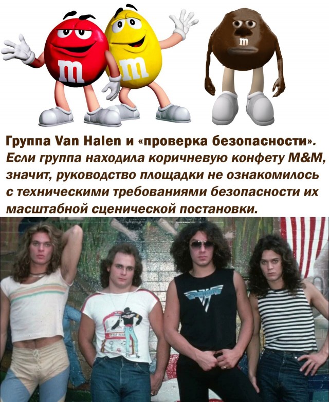 Райдер группы Motörhead