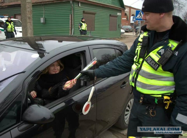 Полиция Литвы зверствует...
