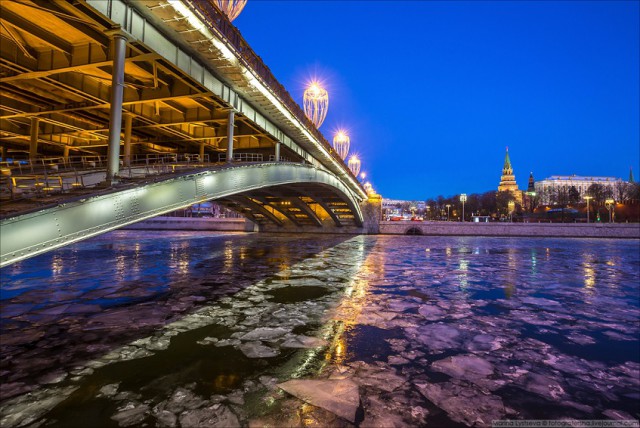 Москву сковали льды