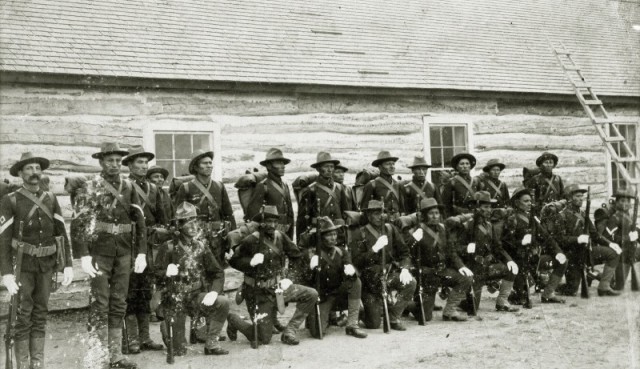 Использование кавалерийской шляпы "Стетсон" в армии США