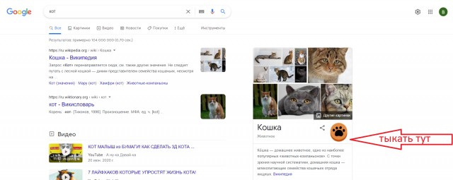 Пасхалка из Google