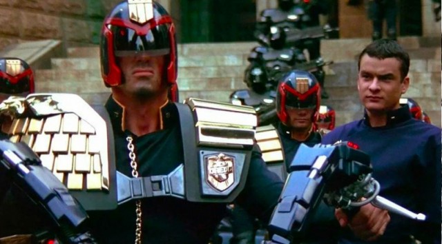 Как снимали фильм "Судья Дредд"(1995)