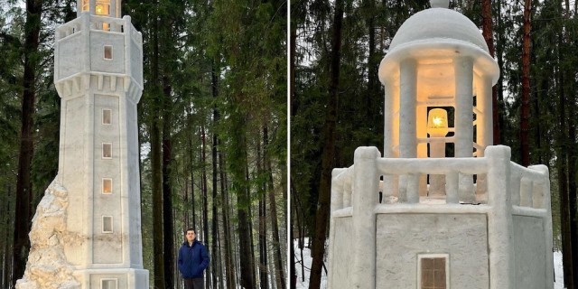Настоящий корабль изо льда
