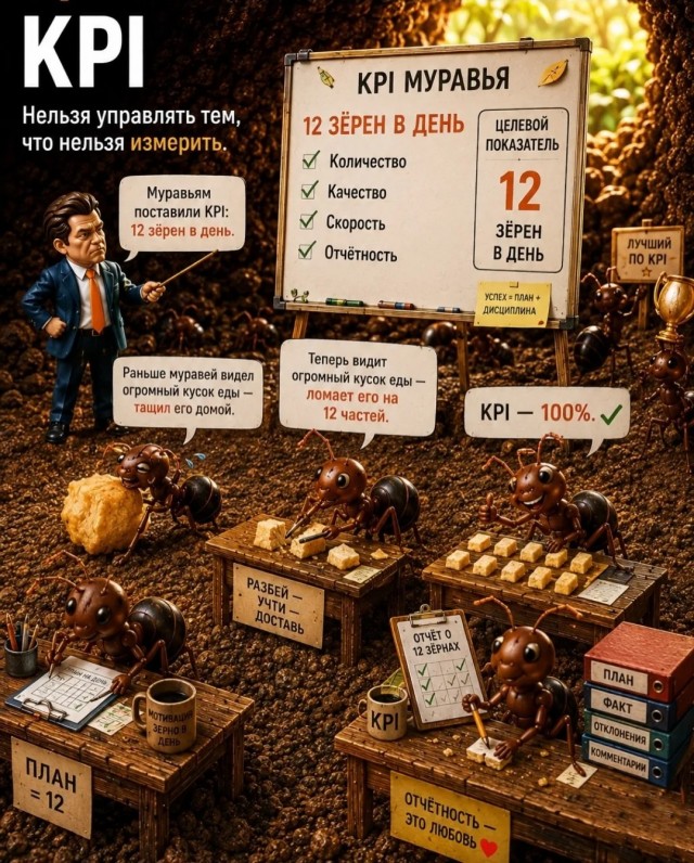 Эффективный руководитель муравейника