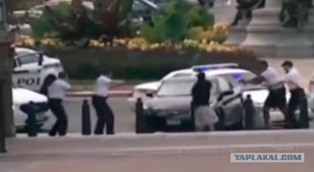 Погоня на Красной площади с участием полиции