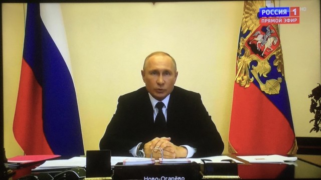 Большое выступление Путина по ситуации с коронавирусом. Прямая трансляция