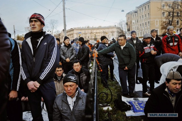 Курбан байрам в Москве, без комментариев...