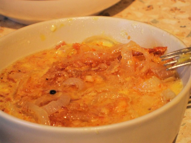 Лук в кляре.