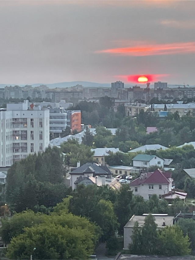 А какие закаты у вас?