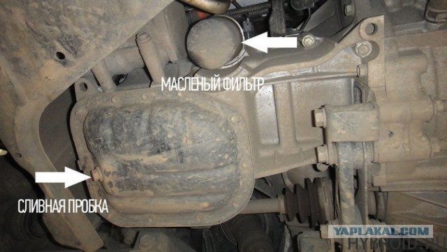 Где находится сливная пробка масла с двигателя Lada Vesta - Какая сволочь там разместила масляный фильтр!? - ЯПлакалъ