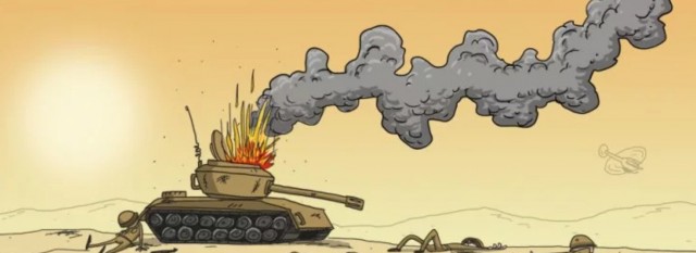 На учебном полигоне Армии США в ходе стрельб подбит танк M1 Abrams