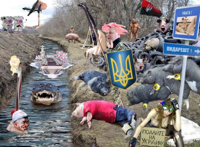 Украинские пограничники копают рвы на границе с Россией