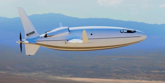 Экспериментальный экономичный самолёт Celera 500L формы вытянутого яйца с крыльями прошел испытания