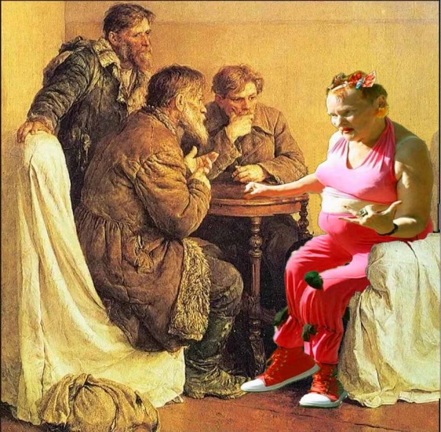 Фотожаба "Бабка-отжигака"