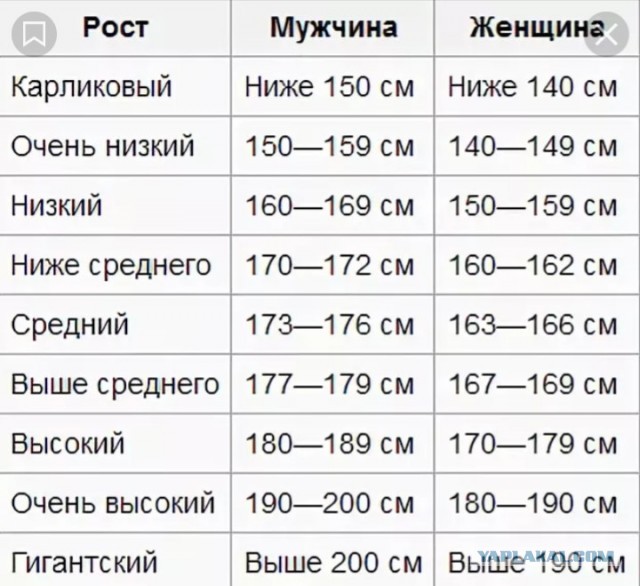 Низкорослые мужчины