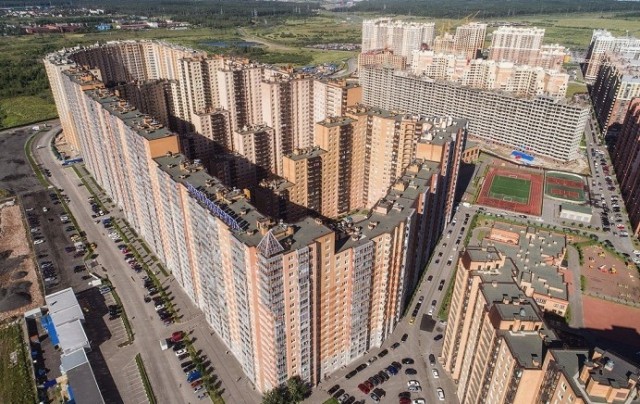 Обычное утро в питерском Кудрово