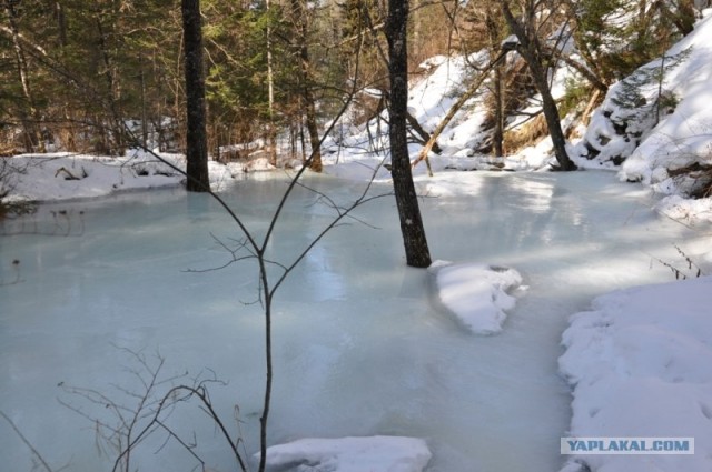 Замерзшая горная река