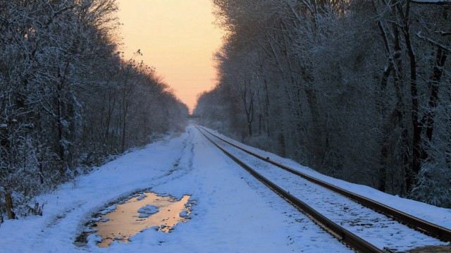 Зимняя железная дорога