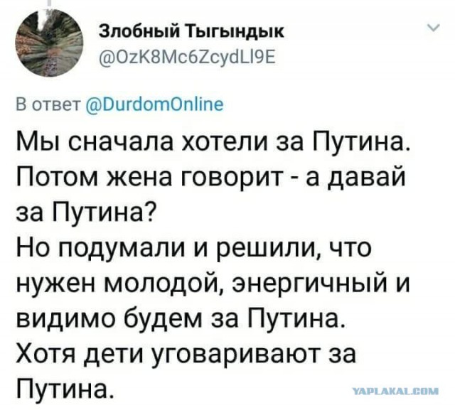 За Владимира Владимировича!