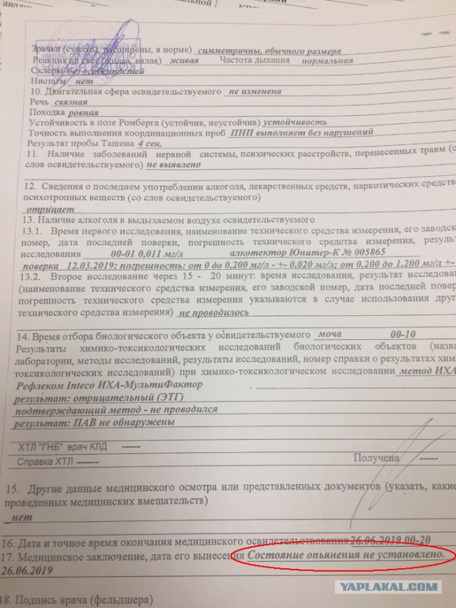 Я не был за рулём