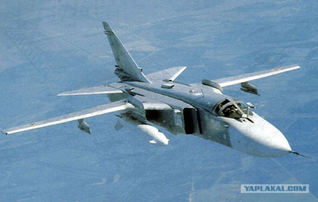 Взлёт на Су-24. Вид из кабины