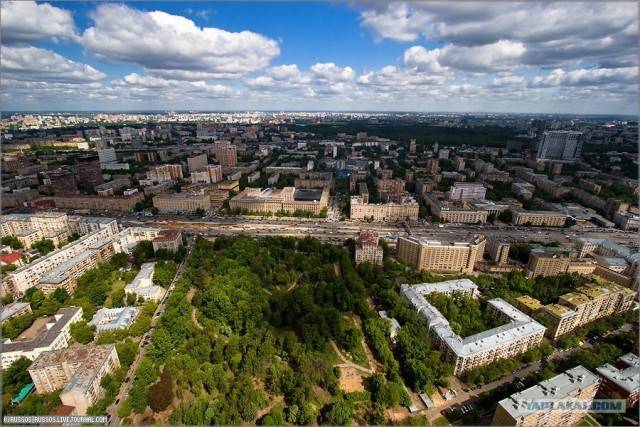 Москва с высоты птичьего полета