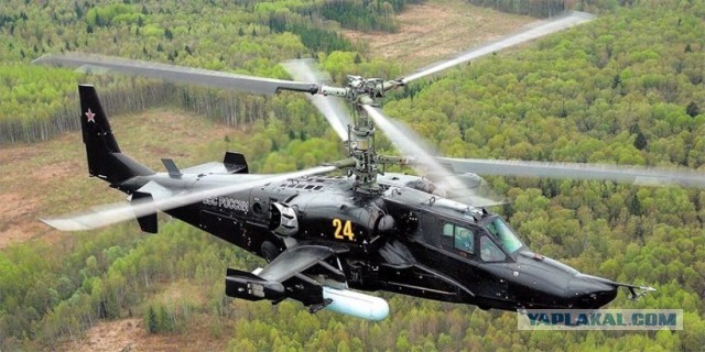 Боевое применение вертолетов Ка-52