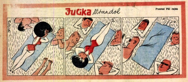 Юцика (Jucika) – ретро-комиксы о неунывающей девушке, к которой ревновала своего мужа жена художника
