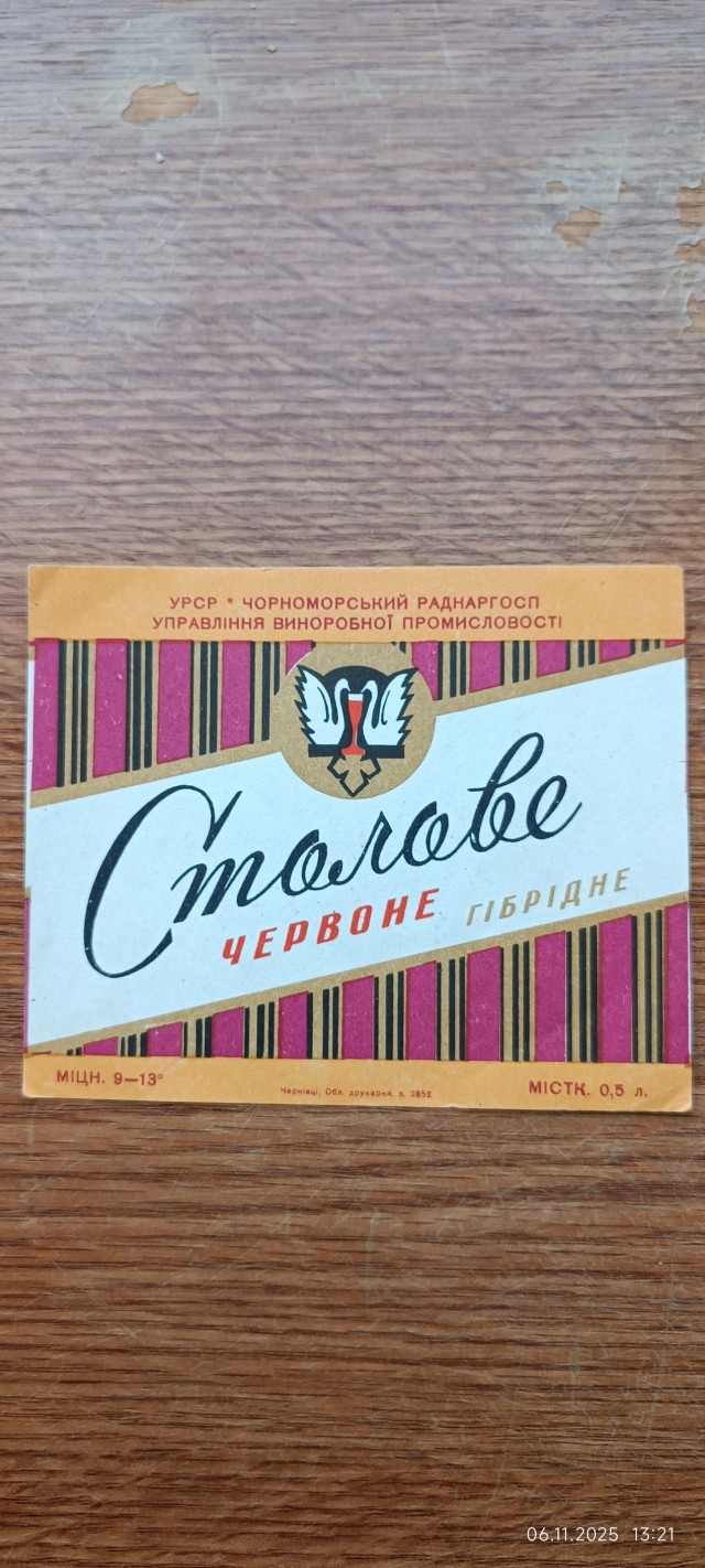Этикетки вин периода СССР