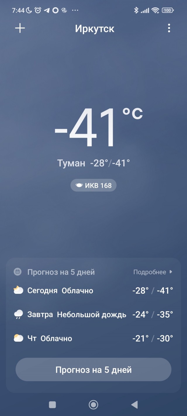 Про погоду.