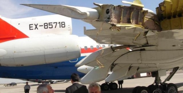 Единственный Ту-154 с отметкой о "сбитом самолёте"