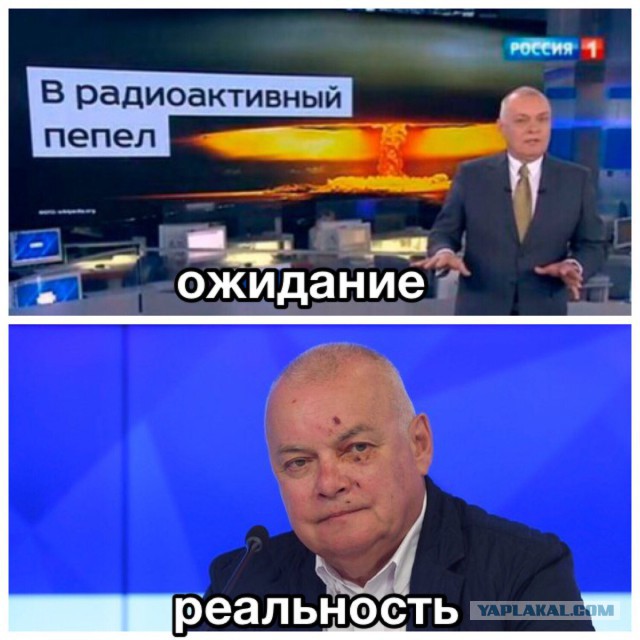 Телеведущий Дмитрий Киселев объяснил разбитое в Крыму лицо сменой имиджа, которая «отражает его позицию