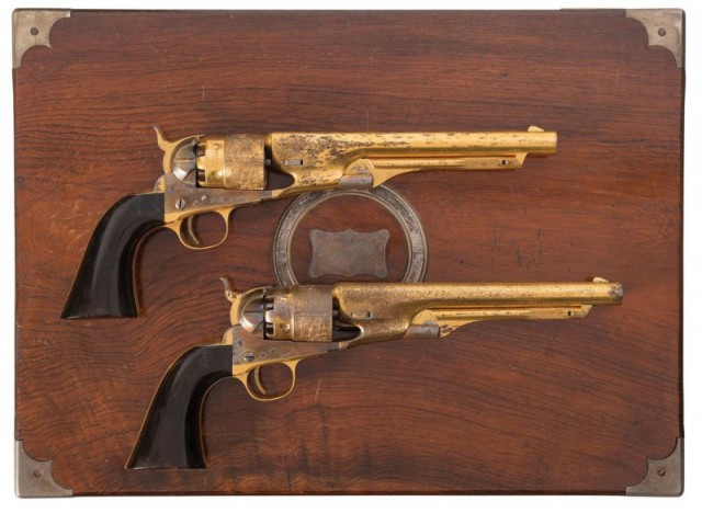 Пара револьверов Colt Model 1860 Army.