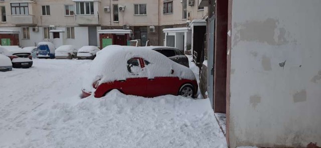 Зима пришла в Севастополь