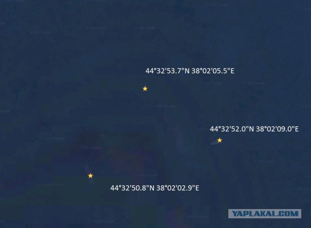 затонувшие корабли на гугл картах