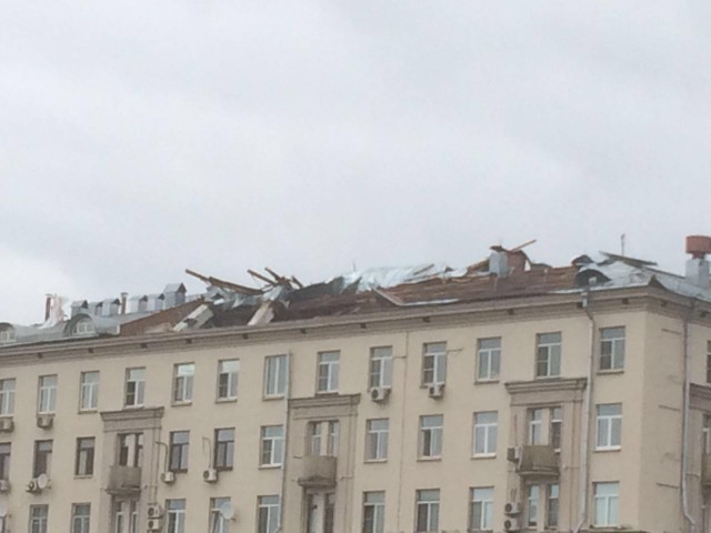 Сильная гроза в Москве и ее последствия