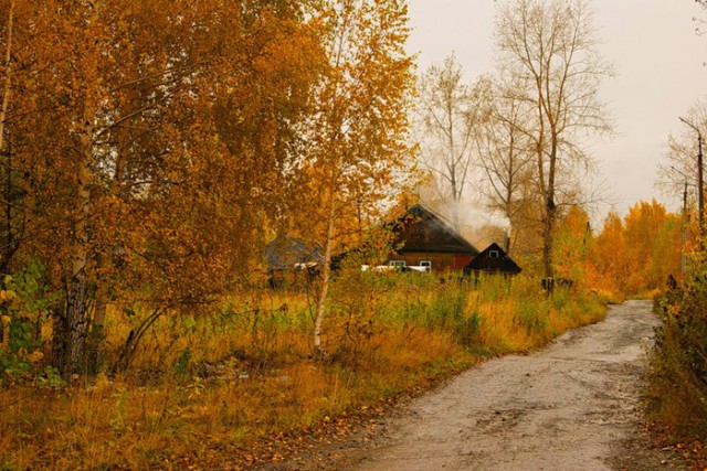 Осень в деревне