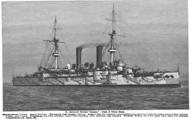 Японские броненосные крейсера программы 1895-1896г.