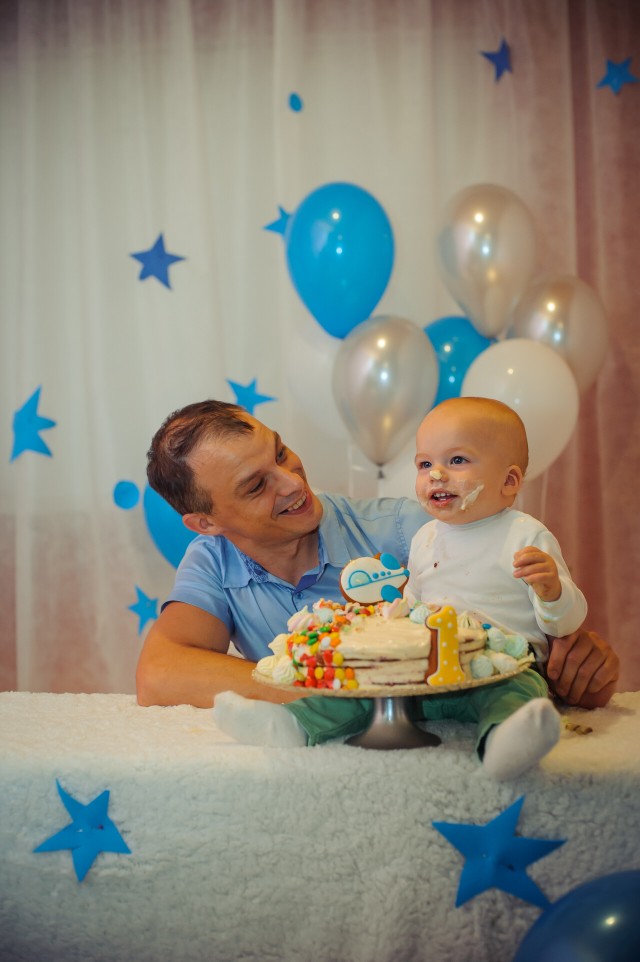 Большие папы и маленькие дети
