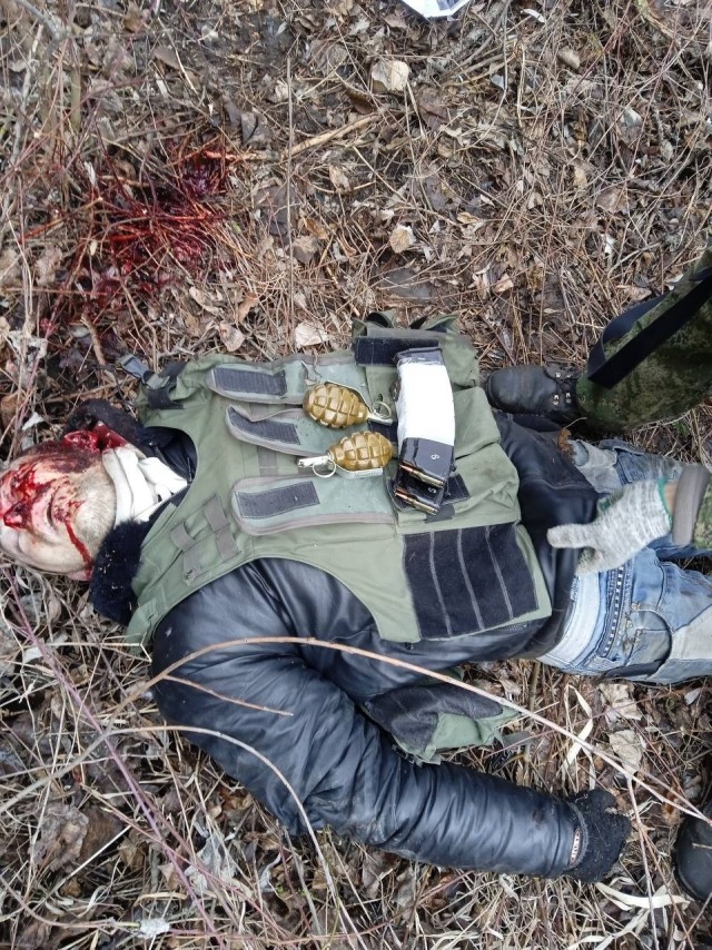 Уничтожение украинского снайпера