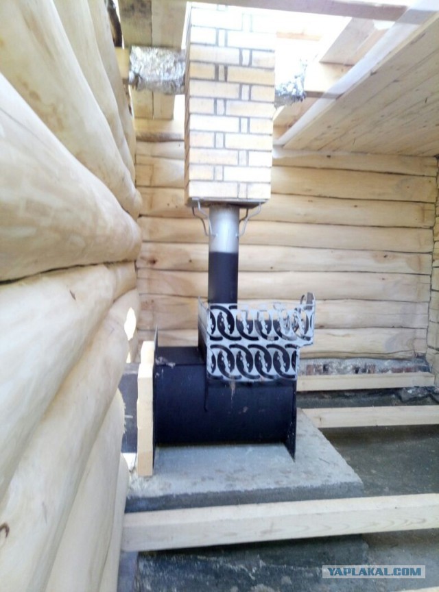 Дом в 200 м3: Баня. Печь