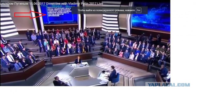Прямая линия с В. В. Путиным